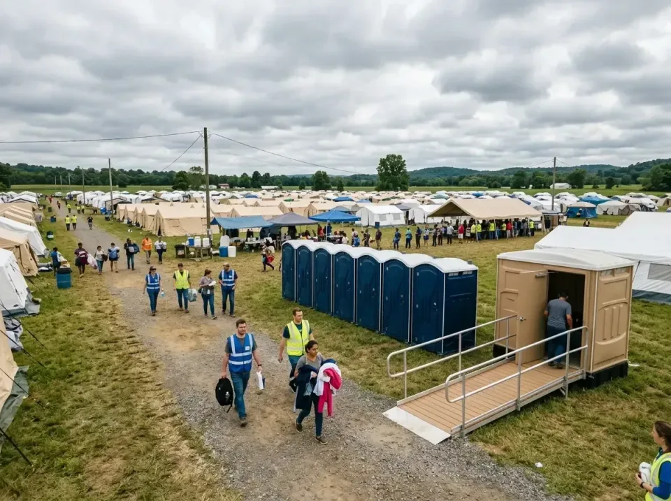 disaster-relief-camp-restrooms-010 — frequently asked questions, Dumpster & Portable Bathrooms Rental in Islamorada, Village…